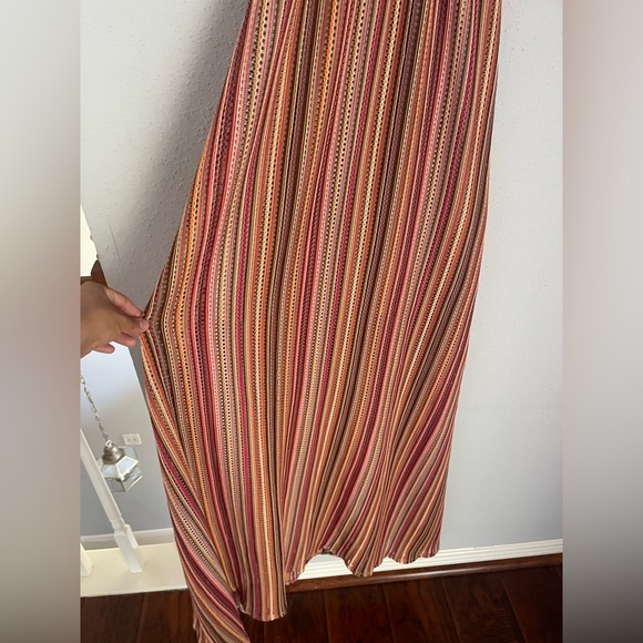 Judith March Multicolor Halter Striped Dress Size S - Picture 3 of 10
